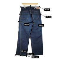 45R/45rpm おこめデニムの納戸納戸シャルロット5（焦） デニムパンツ 24AW 紺 レディース フォーティーファイブアールピーエム【中古】5-0930G♪