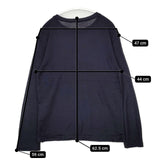 45R/45rpm ウォッシャブルウールの908ニッティ 定価24200円 セーター ニット ネイビー レディース フォーティーファイブアールピーエム【中古】5-1106T∞