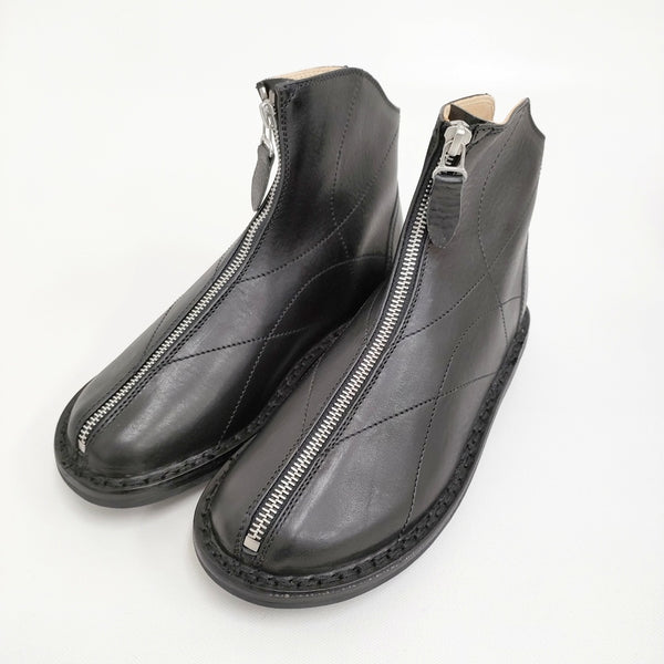trippen 未使用品 zip boot サイズ36 定価61600円 ブーツ ブラック レディース トリッペン【中古】5-0930G♪
