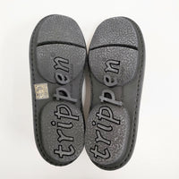 trippen 未使用品 rainbow サイズ37 定価57200円 レザー スリッポン シューズ・靴 ブラック レディース トリッペン【中古】5-0930G♪