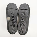 trippen 未使用品 rainbow サイズ37 定価57200円 レザー スリッポン シューズ・靴 ブラック レディース トリッペン【中古】5-0930G♪