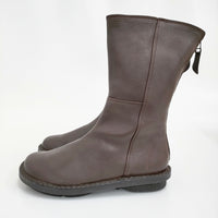 trippen mid boot サイズ37 定価75900円 ブーツ ダークブラウン レディース トリッペン【中古】5-0930G♪