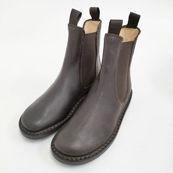 trippen 未使用品 Chelsea サイズ36 定価67100円 サイドゴア ブーツ ダークブラウン レディース トリッペン【中古】5-0930G♪