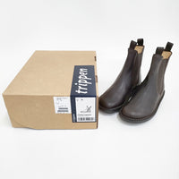 trippen 未使用品 Chelsea サイズ36 定価67100円 サイドゴア ブーツ ダークブラウン レディース トリッペン【中古】5-0930G♪