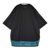 VU two slit t-shirt 重ねスリットTシャツ 定価13200円 サイズ1 半袖Ｔシャツ カットソー ブラック グリーン レディース ヴウ【中古】5-0930S♪