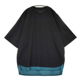 VU two slit t-shirt 重ねスリットTシャツ 定価13200円 サイズ1 半袖Ｔシャツ カットソー ブラック グリーン レディース ヴウ【中古】5-0930S♪
