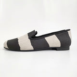 mina perhonen 新品 aurinko choucho 21.5cm 定価28600円 black border スリッポン 25SS ブラック レディース ミナペルホネン【中古】5-0930G♪