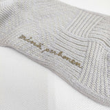 mina perhonen 未使用品 asd7625 panier ソックス 靴下 25SS ライトグレー レディース ミナペルホネン【中古】5-0930G♪