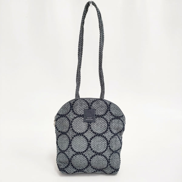 mina perhonen aca9984 tambourine muffin bag マフィンバッグ 定価17600円 24AW グレー ネイビー レディース ミナペルホネン【中古】5-0930T♪