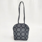 mina perhonen aca9984 tambourine muffin bag マフィンバッグ 定価17600円 24AW グレー ネイビー レディース ミナペルホネン【中古】5-0930T♪