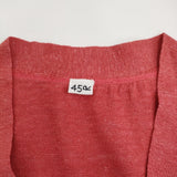 45R/45rpm 新品 ギマ908KNITTY CARDIGAN 4 定価24200円 カーディガン ピンク レディース フォーティーファイブアールピーエム【中古】5-0930M♪