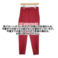 45R/45rpm オックスストレッチスリムパンツ 定価20900円 パンツ レッド レディース フォーティーファイブアールピーエム【中古】5-0930G♪