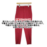 45R/45rpm オックスストレッチスリムパンツ 定価20900円 パンツ レッド レディース フォーティーファイブアールピーエム【中古】5-0930G♪