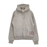 45R/45rpm コットン ジップアップ サイズ3 パーカー グレー レディース フォーティーファイブアールピーエム【中古】6-0201M∞