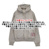 45R/45rpm コットン ジップアップ サイズ3 パーカー グレー レディース フォーティーファイブアールピーエム【中古】6-0201M∞