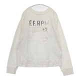 45R/45rpm サイズ2 コットン トレーナー スウェット ホワイト レディース フォーティーファイブアールピーエム【中古】6-0223M∞