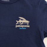patagonia ホノルル限定 トビウオ 飛魚パタロハTシャツ XS 半袖Ｔシャツ カットソー ネイビー レディース パタゴニア【中古】6-0429S∞