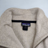 patagonia ウーリーフリースプルオーバー 26905 ハーフジップ セーター ニット ベージュ メンズ パタゴニア【中古】5-1124T∞