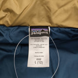 patagonia キッズインサレーション 中綿ベスト 68330 L/12 ベスト ベージュ ネイビー レディース パタゴニア【中古】5-1026T♪