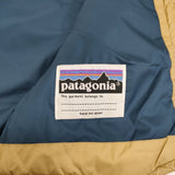 patagonia キッズインサレーション 中綿ベスト 68330 L/12 ベスト ベージュ ネイビー レディース パタゴニア【中古】5-1026T♪