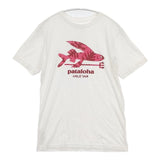 patagonia HALEIWA ハレイワ限定 ハワイ トビウオ XS 半袖Ｔシャツ カットソー ホワイト レディース パタゴニア【中古】6-0429S∞