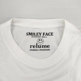 JOURNAL STANDARD relume SMILEY FACE 刺繍 半袖Ｔシャツ カットソー ホワイト レディース ジャーナルスタンダードレリューム【中古】6-0429S∞