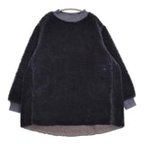 45R/45rpm HERITAGE シープボアのチュニック 定価35200円 チュニック ネイビー レディース フォーティーファイブアールピーエム【中古】5-1026T♪