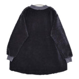 45R/45rpm HERITAGE シープボアのチュニック 定価35200円 チュニック ネイビー レディース フォーティーファイブアールピーエム【中古】5-1026T♪