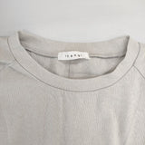 TANG 空紡糸天竺半袖PO 定価9130円 2315203 半袖Ｔシャツ カットソー ライトグレー レディース タング【中古】6-0429S∞