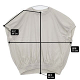 TANG 空紡糸天竺半袖PO 定価9130円 2315203 半袖Ｔシャツ カットソー ライトグレー レディース タング【中古】6-0429S∞