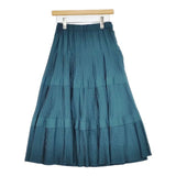 Gipsy BLUE プリーツ ロングスカート グリーン レディース ジプシー【中古】6-0223M∞