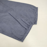Crea Delice リネンバックリボン 7分袖 ブラウス 定価8690円 ブラウス シャツ ブルー レディース クレアデリス【中古】6-0222M∞