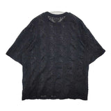 Nomine レースTシャツ 定価5940円 半袖Ｔシャツ カットソー ブラック レディース ノミネ【中古】6-0429S∞
