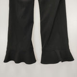La TOTALITE ジャージー ポリエステルストレッチスラックス パンツ ブラック レディース ラトータリテ【中古】6-0223G∞