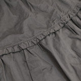 Lupilien 6ozカラーDENIMフリルスカート D251152L コットン ロングスカート グレー レディース ルピリアン【中古】6-0223M∞