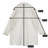 studio clip 新品 タキノウハオレルスッキリシャツ TS243008-1 ロング 長袖シャツ ホワイト レディース スタディオクリップ【中古】5-1224M∞