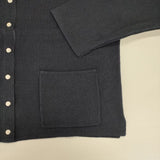 studio clip SC243424-1 スナップボタン コットンニット カーディガン ネイビー レディース スタディオクリップ【中古】5-1224M∞