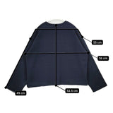 studio clip SC243424-1 スナップボタン コットンニット カーディガン ネイビー レディース スタディオクリップ【中古】5-1224M∞