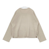 studio clip SC243424-1 スナップボタン コットンニット カーディガン ベージュ レディース スタディオクリップ【中古】5-1224M∞