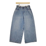 studio clip sc248002-1 インディゴ染め イージーワイド デニムパンツ ブルー レディース スタディオクリップ【中古】5-1224G∞