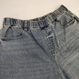 studio clip sc248002-1 インディゴ染め イージーワイド デニムパンツ ブルー レディース スタディオクリップ【中古】5-1224G∞