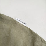 nest Robe UPCYCLELINO 近江晒しフラワーカラーブラウス 定価25300円 フリル ギャザー 24SS グリーン レディース ネストローブ【中古】5-0930M♪