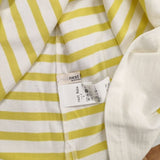 nest Robe コットンバスクパネルボーダープルオーバー 01241-1050 カットソー 24SS ホワイト イエロー レディース ネストローブ【中古】5-1224M∞