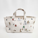 R&D.M.Co- 25SS BROWN BEARS TOTE BAG S ブラウンベアーズ 定価32560円 トートバッグ キナリ 多色 レディース オールドマンズテーラー【中古】5-1014G◎