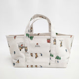 R&D.M.Co- 25SS BROWN BEARS TOTE BAG S ブラウンベアーズ 定価32560円 トートバッグ キナリ 多色 レディース オールドマンズテーラー【中古】5-1014G◎