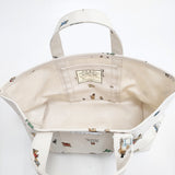 R&D.M.Co- 25SS BROWN BEARS TOTE BAG S ブラウンベアーズ 定価32560円 トートバッグ キナリ 多色 レディース オールドマンズテーラー【中古】5-1014G◎