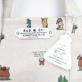 R&D.M.Co- 25SS BROWN BEARS TOTE BAG S ブラウンベアーズ 定価32560円 トートバッグ キナリ 多色 レディース オールドマンズテーラー【中古】5-1014G◎