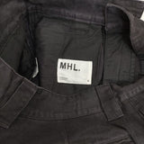 MHL. 596-2240500 FADED COTTON TWILL 定価31900円 サイズS パンツ 22AW 濃紺 ネイビー メンズ エムエイチエル【中古】5-1220G∞