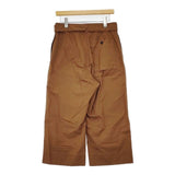 MHL. 595-1143500 WASHED COTTON DRILL 定価27000円 ベルト付き パンツ ブラウン レディース エムエイチエル【中古】5-1224G∞