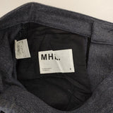 MHL. 595-7243505 WOOL COTTON SERGE パンツ ネイビー レディース エムエイチエル【中古】5-1120T∞